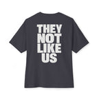 Graphic Tee — "They Not Like Us" Skull Statement Shirt