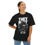 Graphic Tee — "They Not Like Us" Skull Statement Shirt