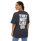 Graphic Tee — "They Not Like Us" Skull Statement Shirt