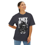 Graphic Tee — "They Not Like Us" Skull Statement Shirt