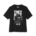 Graphic Tee — "They Not Like Us" Skull Statement Shirt