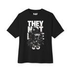 Graphic Tee — "They Not Like Us" Skull Statement Shirt